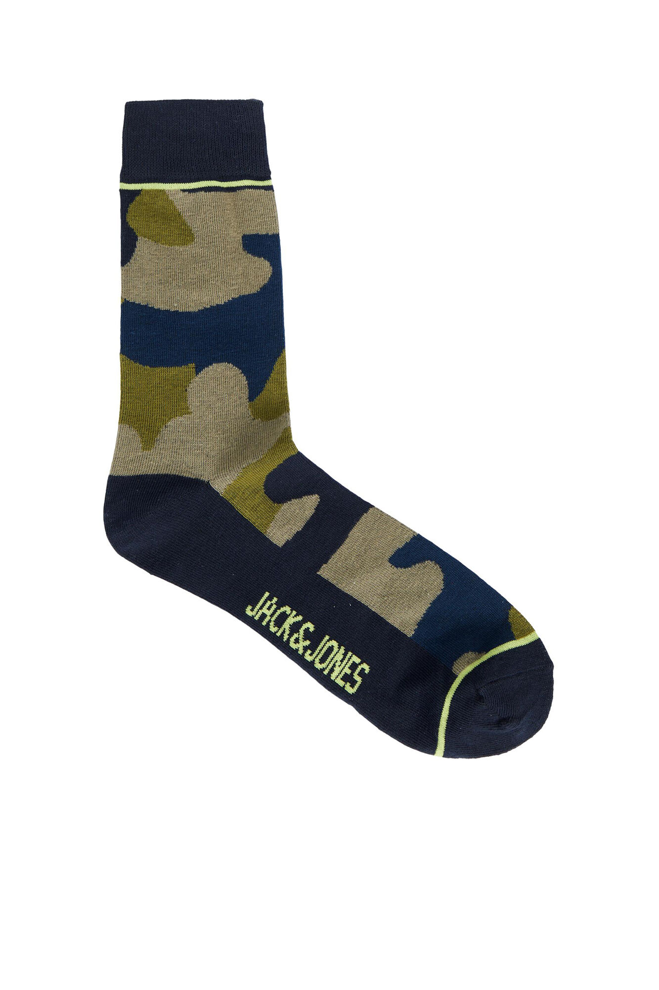 Pacote com 5 meias até o joelho com estampa de camuflagem mexicana