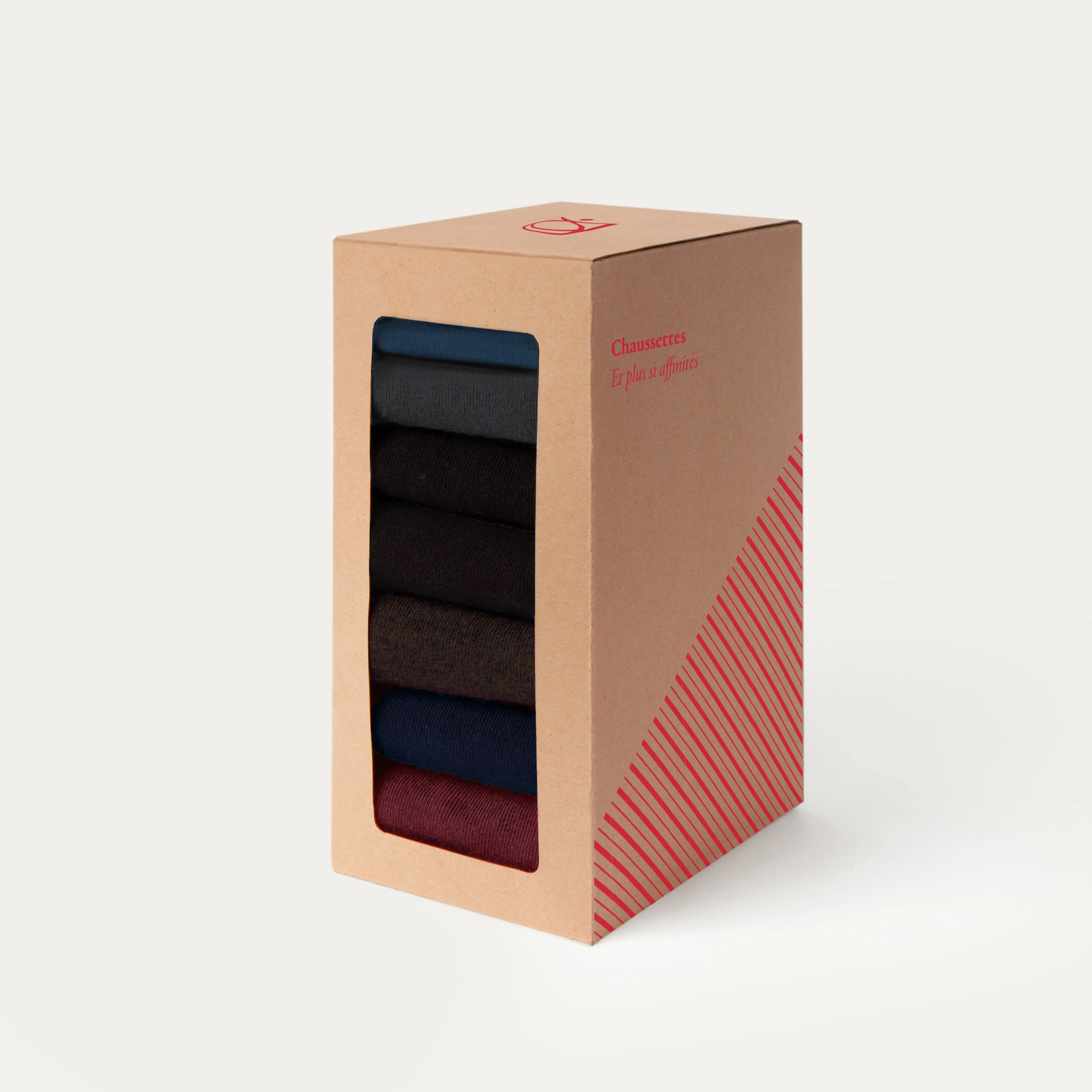Weekly box of dark socks