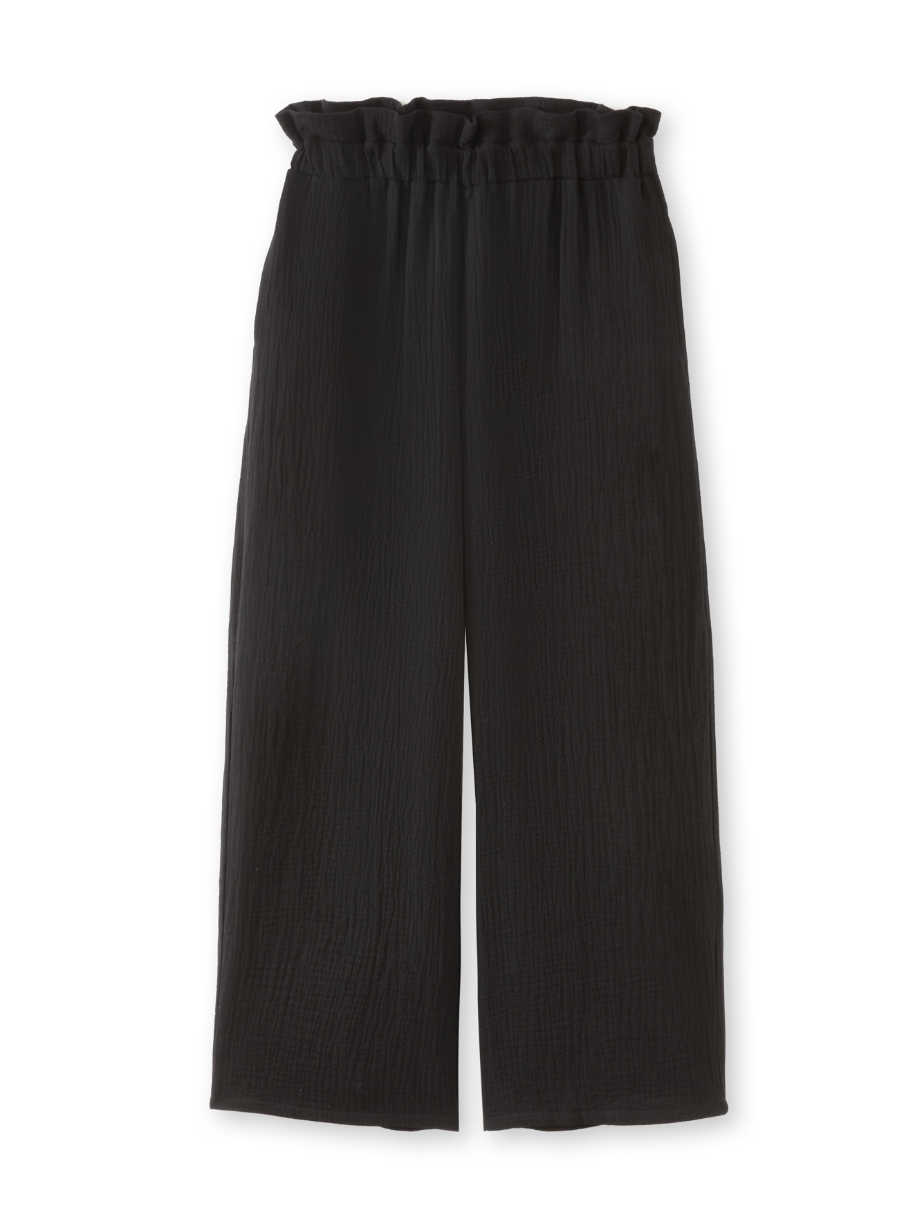 Pantalon ample en gaze de coton