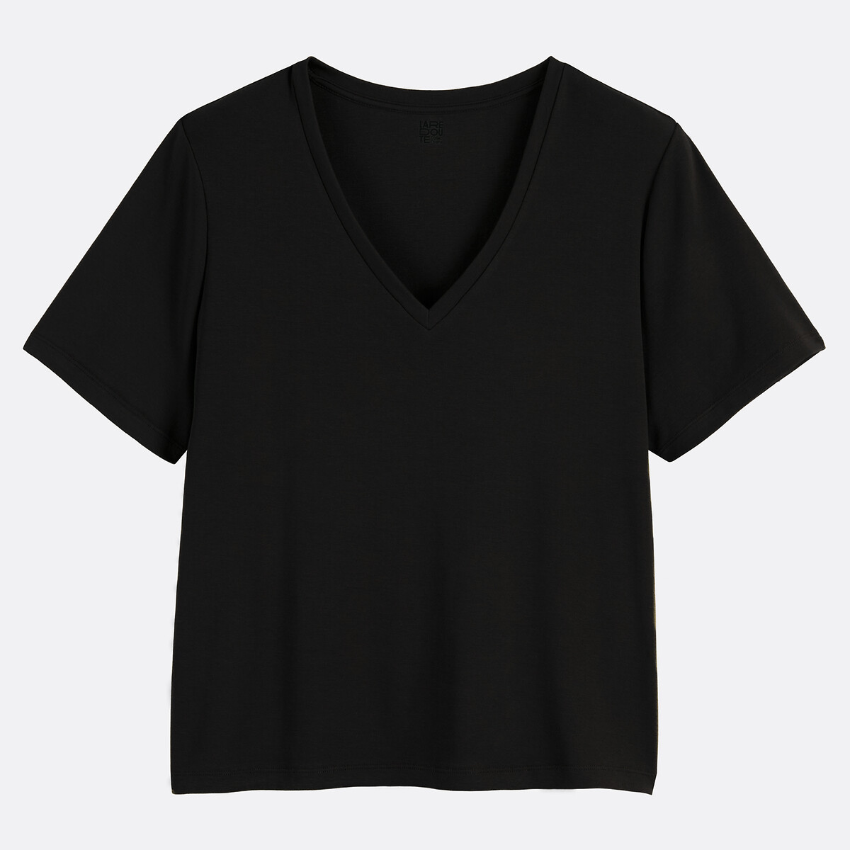COLEÇÃO LA REDOUTE<br>Camiseta de manga curta com decote em V