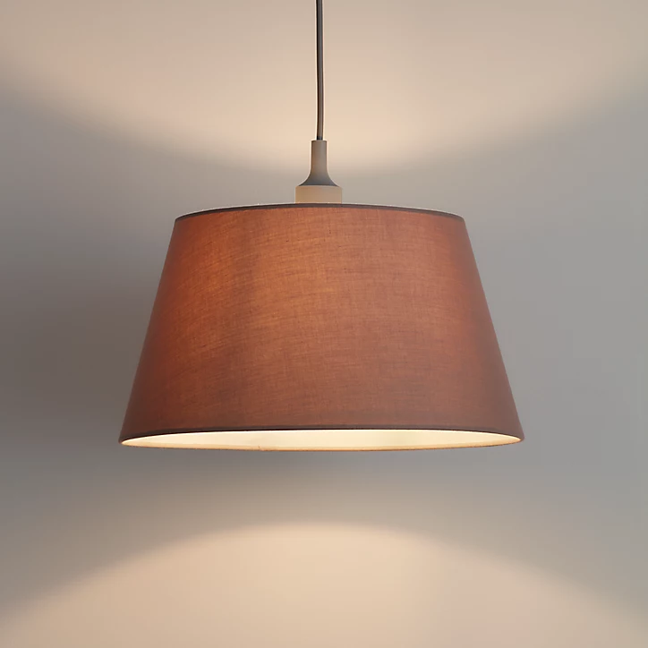 Abat-jour Lokombi Ø35cm GoodHome Taupe