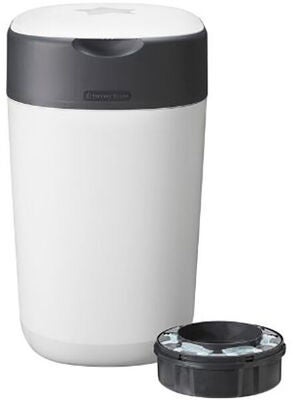 Tommee Tippee Sangenic Twist & Click Bleiebøtte, Hvit