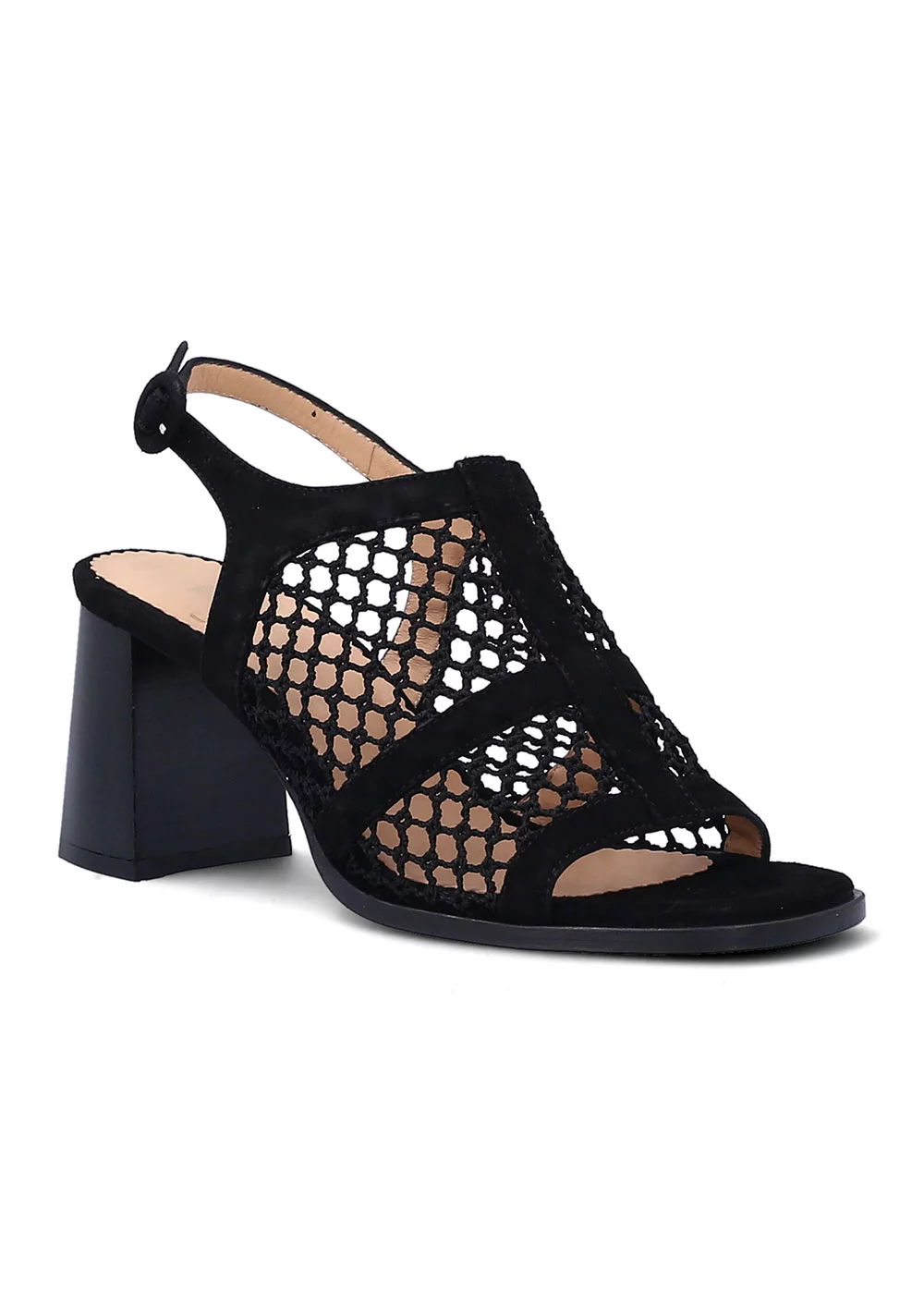 SANDALE RACHELLE VELOURS NOIR