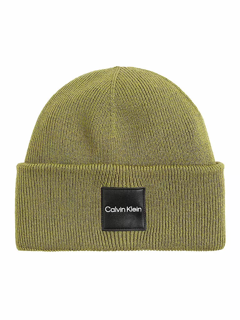 CALVIN KLEIN Mütze - Beanie olive
