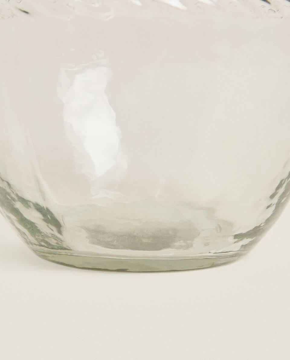 VASO DE GARRAFA DE VIDRO