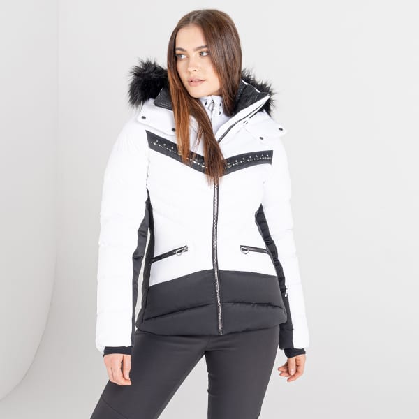 Veste de ski DARE 2B BEJEWEL II JKT WHITE BLACK