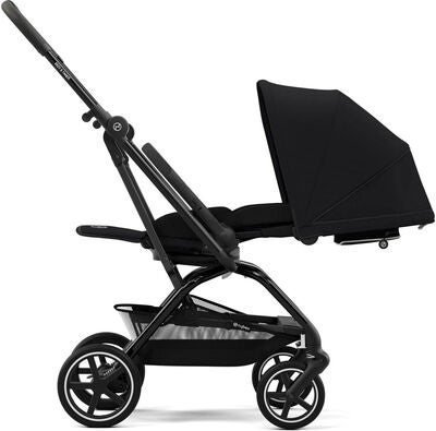 Cybex EEZY S TWIST+ 2 Trille, Moon Black/Black Leather