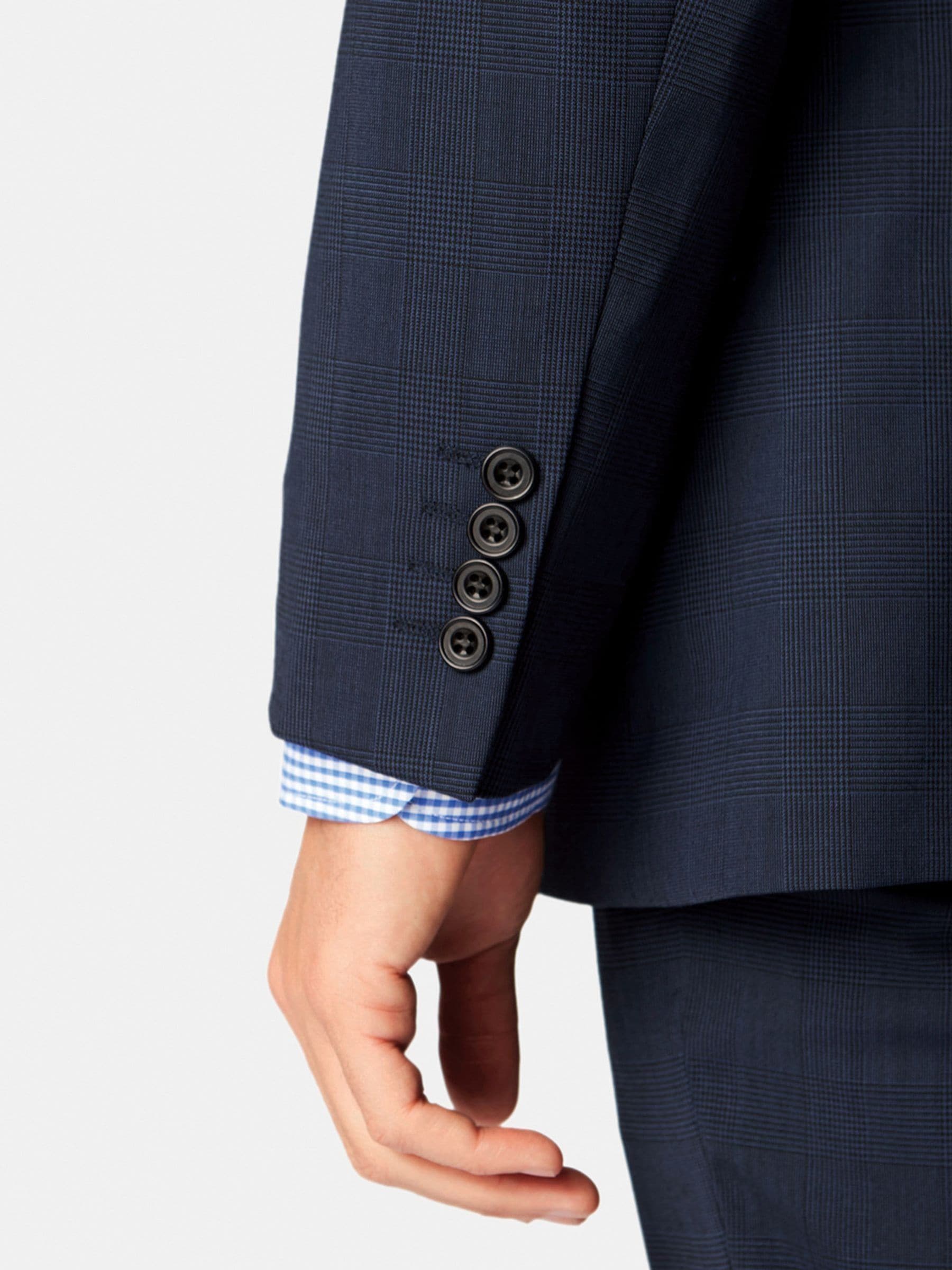 Blauw - Brook Taverner Cassino Slim Fit Jacket