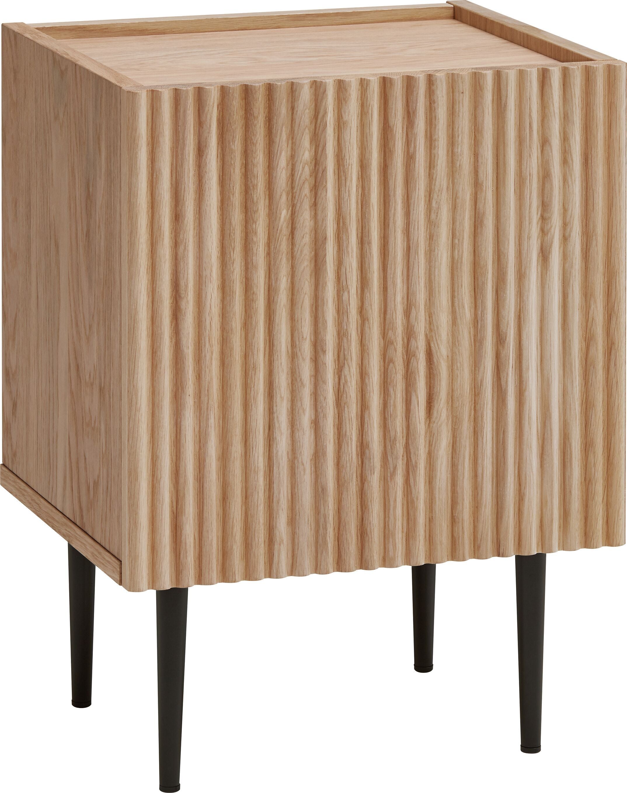 ILVI Nachttisch - Natur / B: 40.0 cm x T: 34.0 cm x H: 55.0 cm