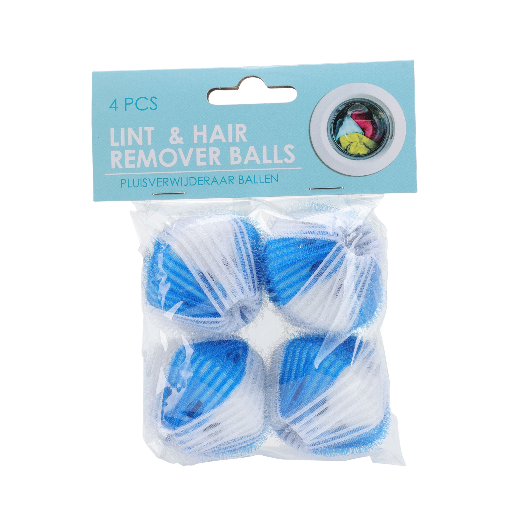 Waschball Haarfänger 4er Set