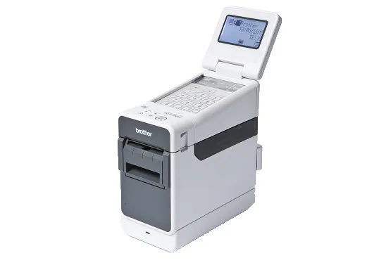 Brother TD-2130N - Etiketprinter - direkte termisk - Rulle (6,3 cm) - 300 dpi - op til 152.4 mm/sek. - USB 2.0, LAN, seriel, USB vært - skærer