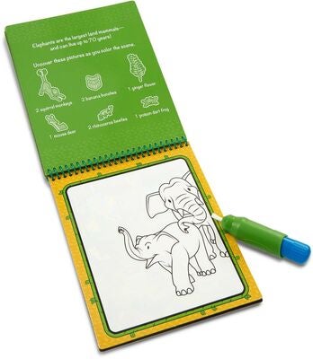 Melissa & Doug Water Wow! Fargeleggingsbok Jungel