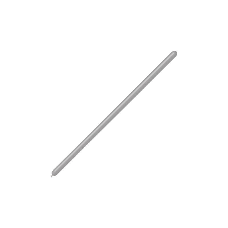 Grijze Modelleerballonnen 2,5cm 150cm 100st