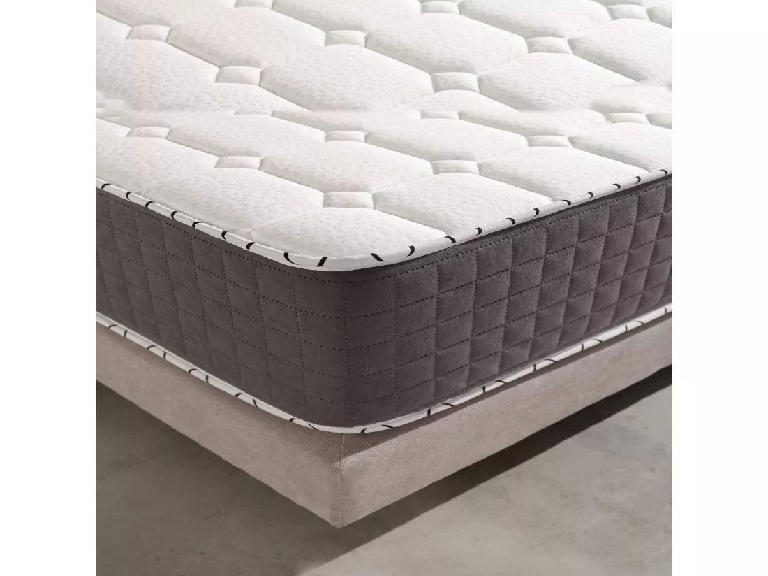 Naturalex - Matelas Extrafresh 140x190 cm - Mousse à mémoire de forme HR - Soutien Blue Latex - 7 Zones, Tissu Respirant, Réversible été, hiver - Haute Qualité