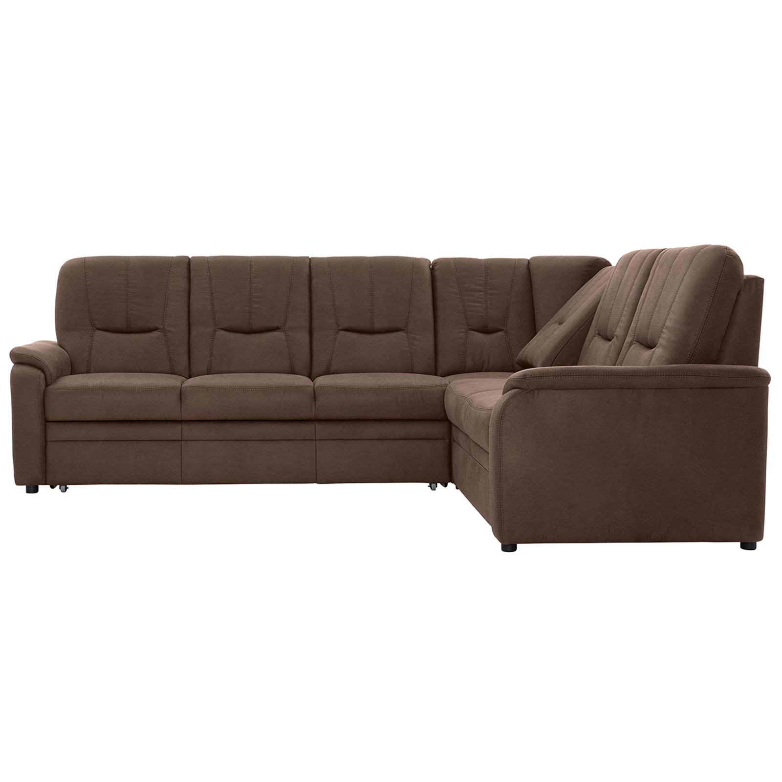 polsterpower Ecksofa - Saddle nougat - Basismodell - rechts