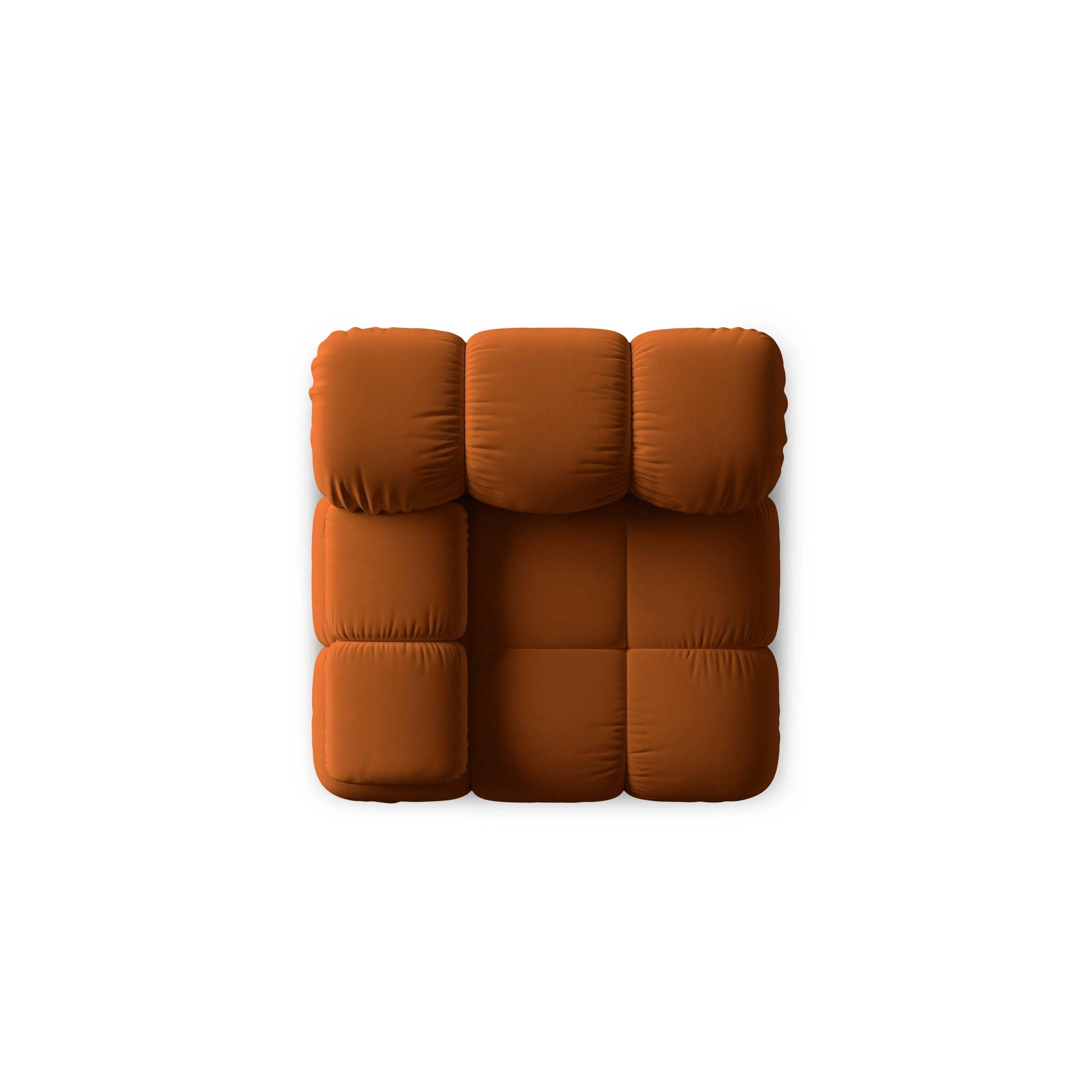 Milo Casa Tropea Modulair Bank Element - Hoek Links - Terracotta