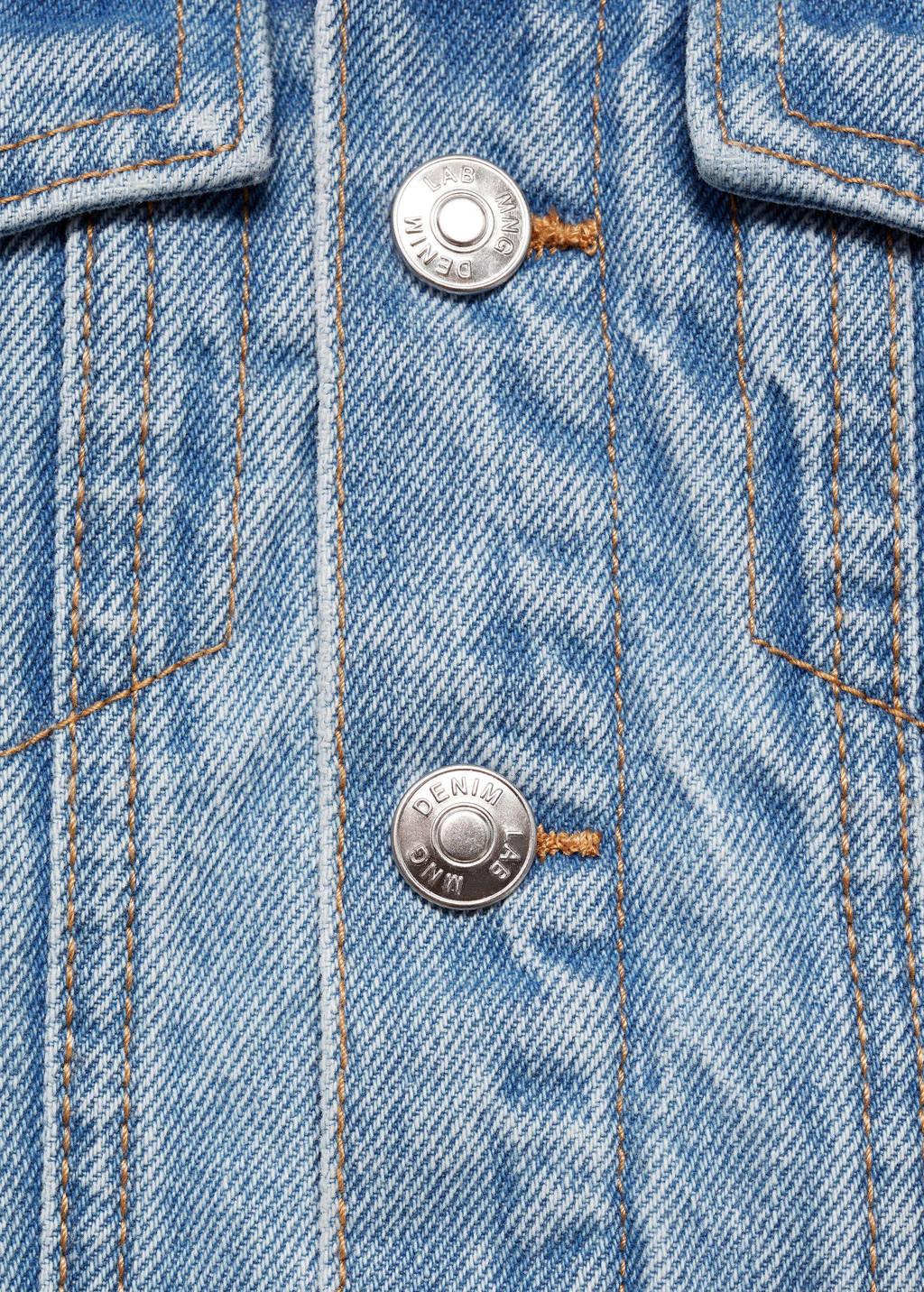 Mango Kids spijkerjas changeant blauw