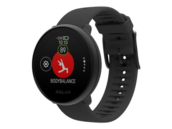 Polar Ignite 2 - Svart perle - sportsur med bånd - silikon - svart - båndbredde: S/L - Bluetooth - 35 g