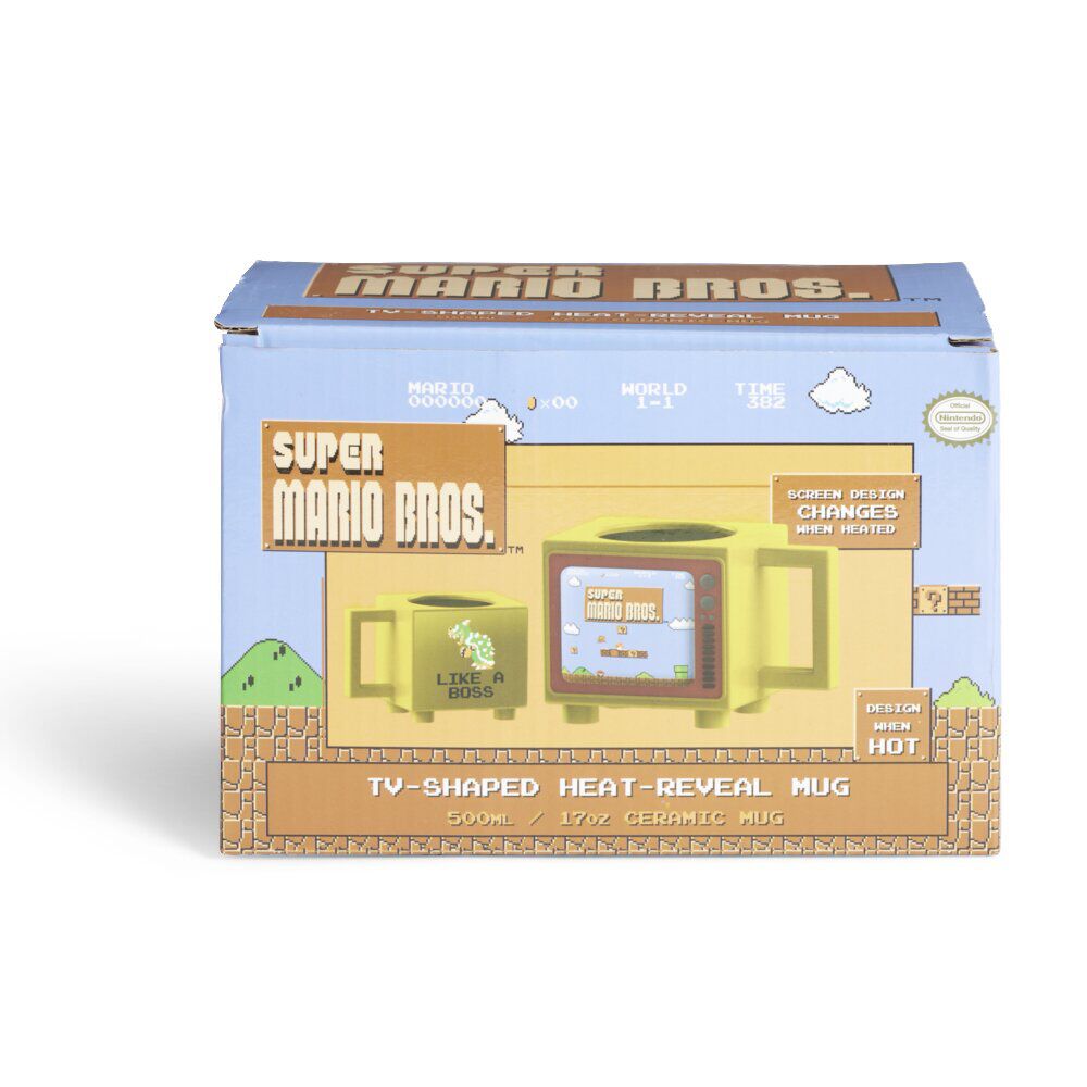 Mug thermoréactif Super Mario Bros jaune 500ml