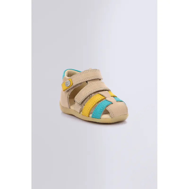 Bipod Beige clair SANDALES Cuir Garçon