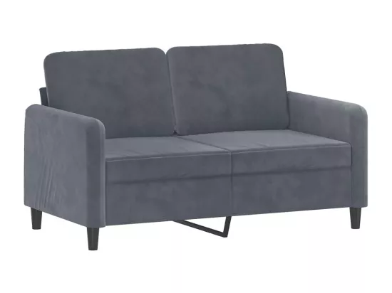 Ensemble de canapés 3 pcs gris foncé velours
