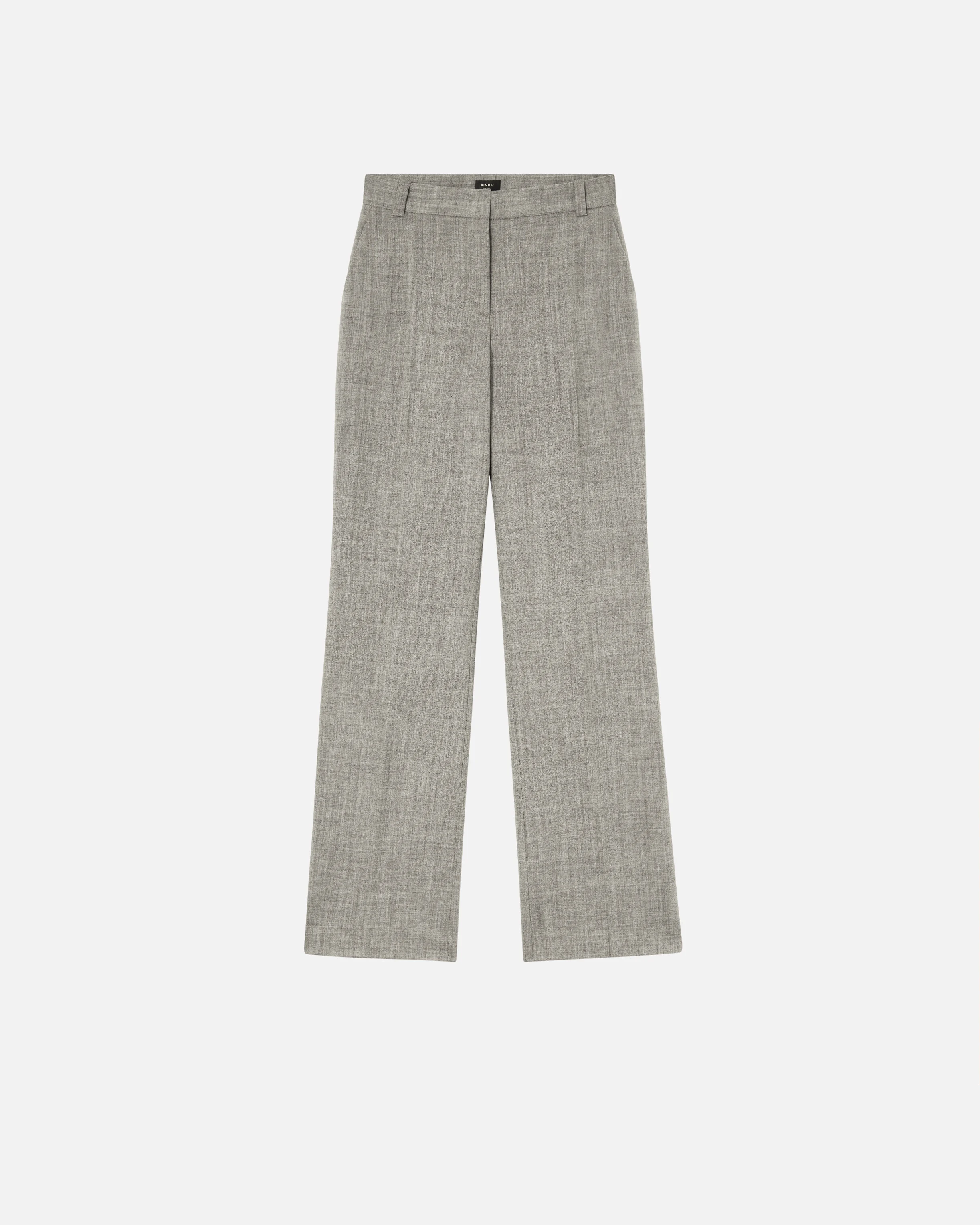 Pantalon droit à poches froide | Beige