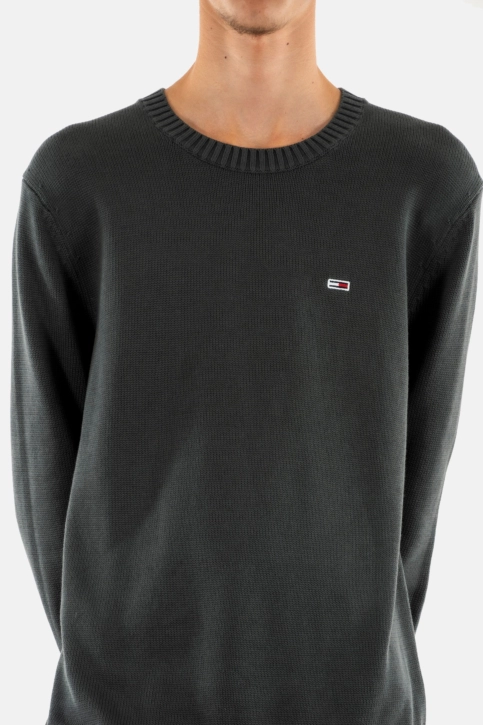 Pull leger tommy jeans slim essntls pub new charcoal
