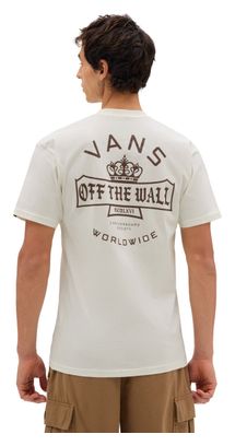 T-shirt manches courtes Vans Checkerboard Society Marshmallow