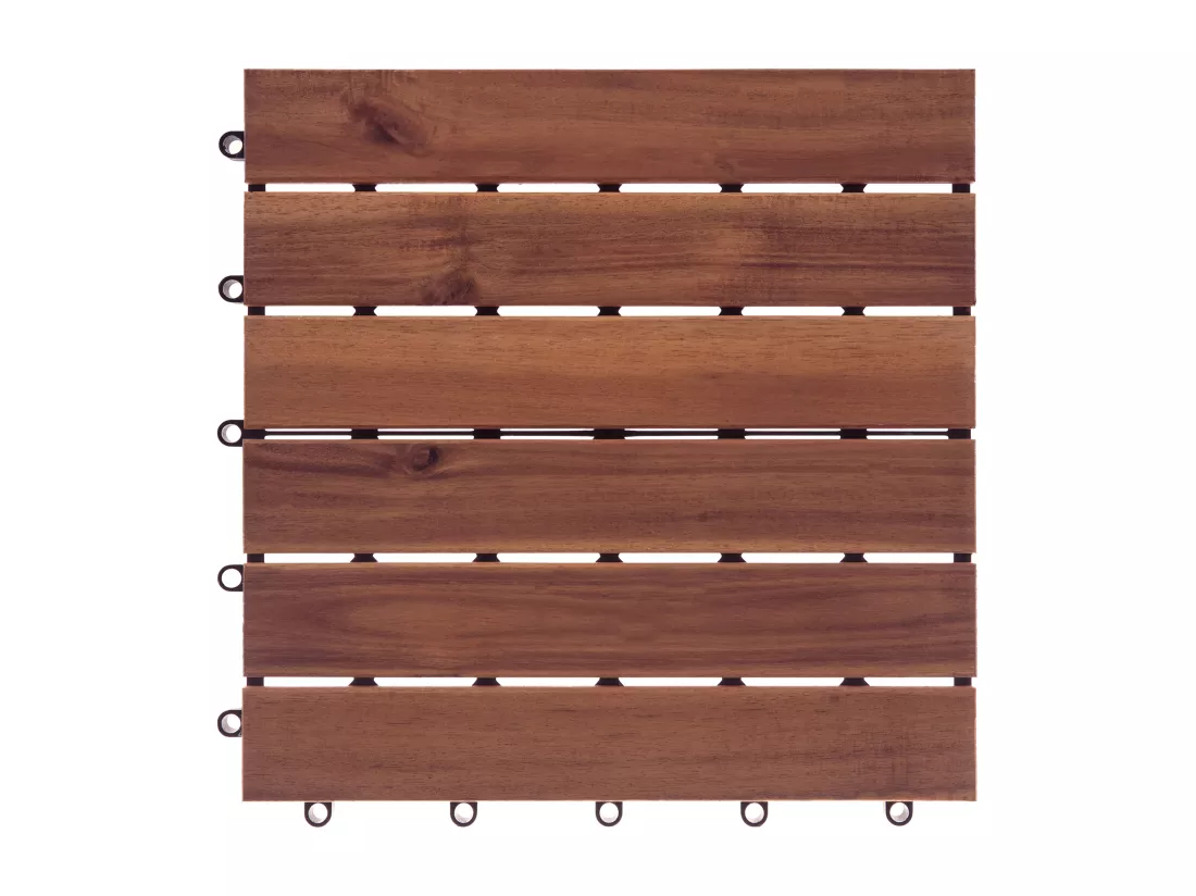 Caillebotis ACCETTURA Bois d'acacia certifié Marron