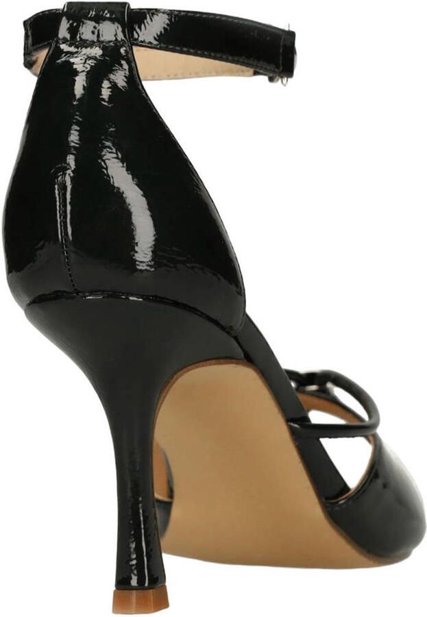 Sacha Dames Donkergroene sandalen met hak