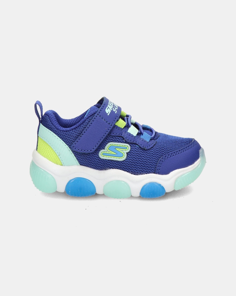 Skechers S-Lights Mighty Glow Klittenbandschoenen  - blauw