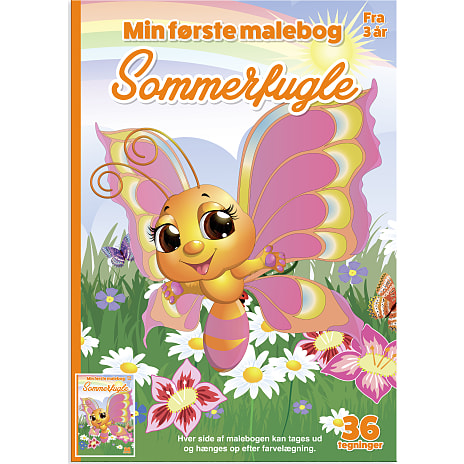 Min første malerbog - sommerfugle