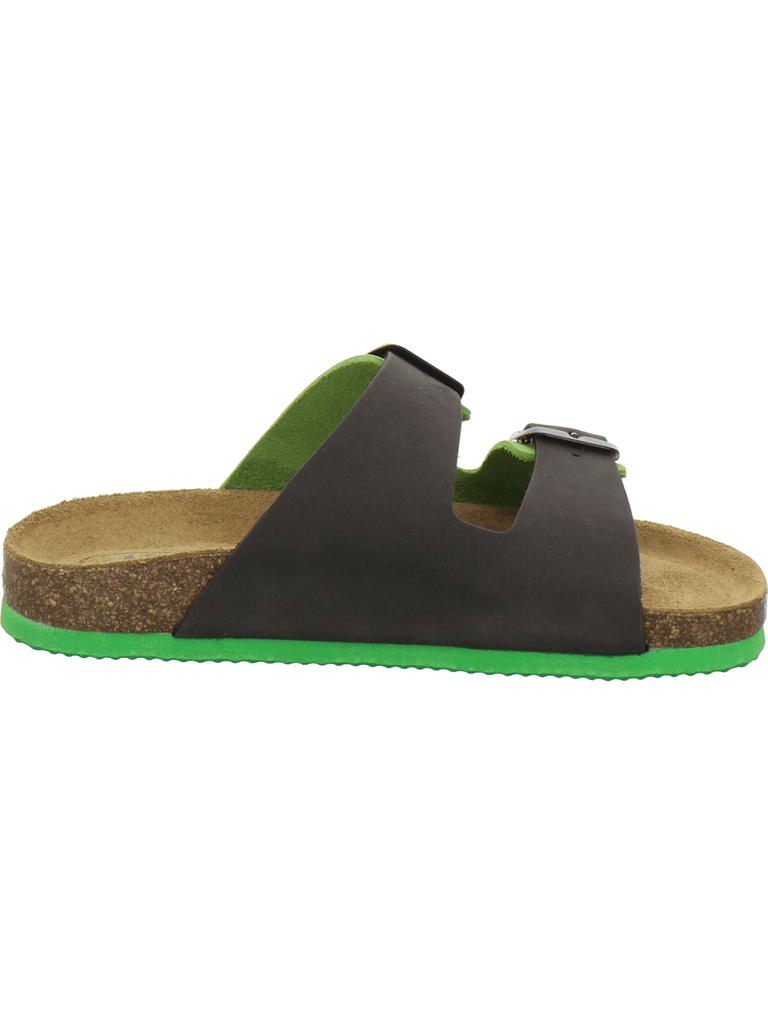 Jungen Pantolette Zweischnaller apfel