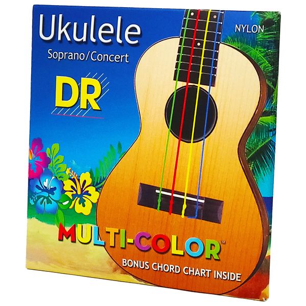 DR Strings Multi-Color UMCSC Ukulele
