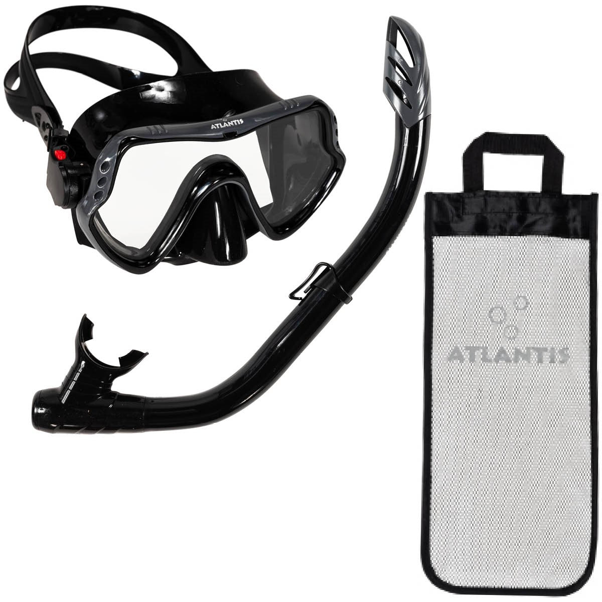Atlantis Samana Pro Snorkelset - Black