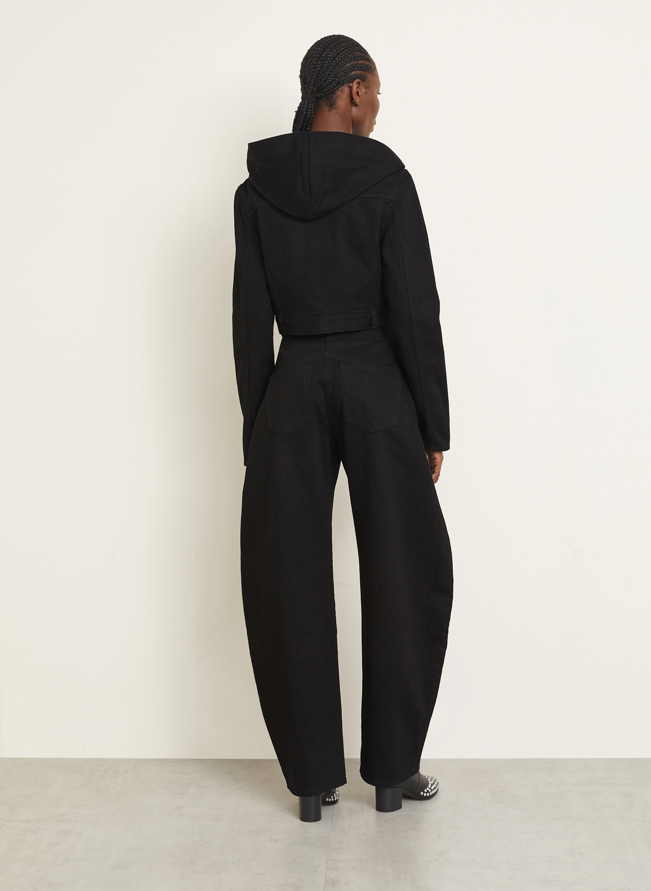 ALAÏA Cropped-Jeansjacke