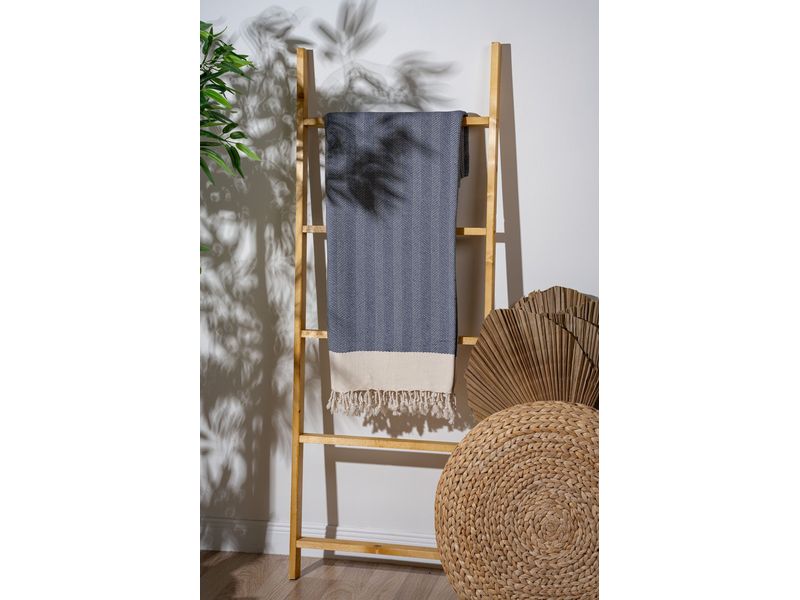 Foutastic Strandtuch Baliksirti Indigo Blue Badetuch