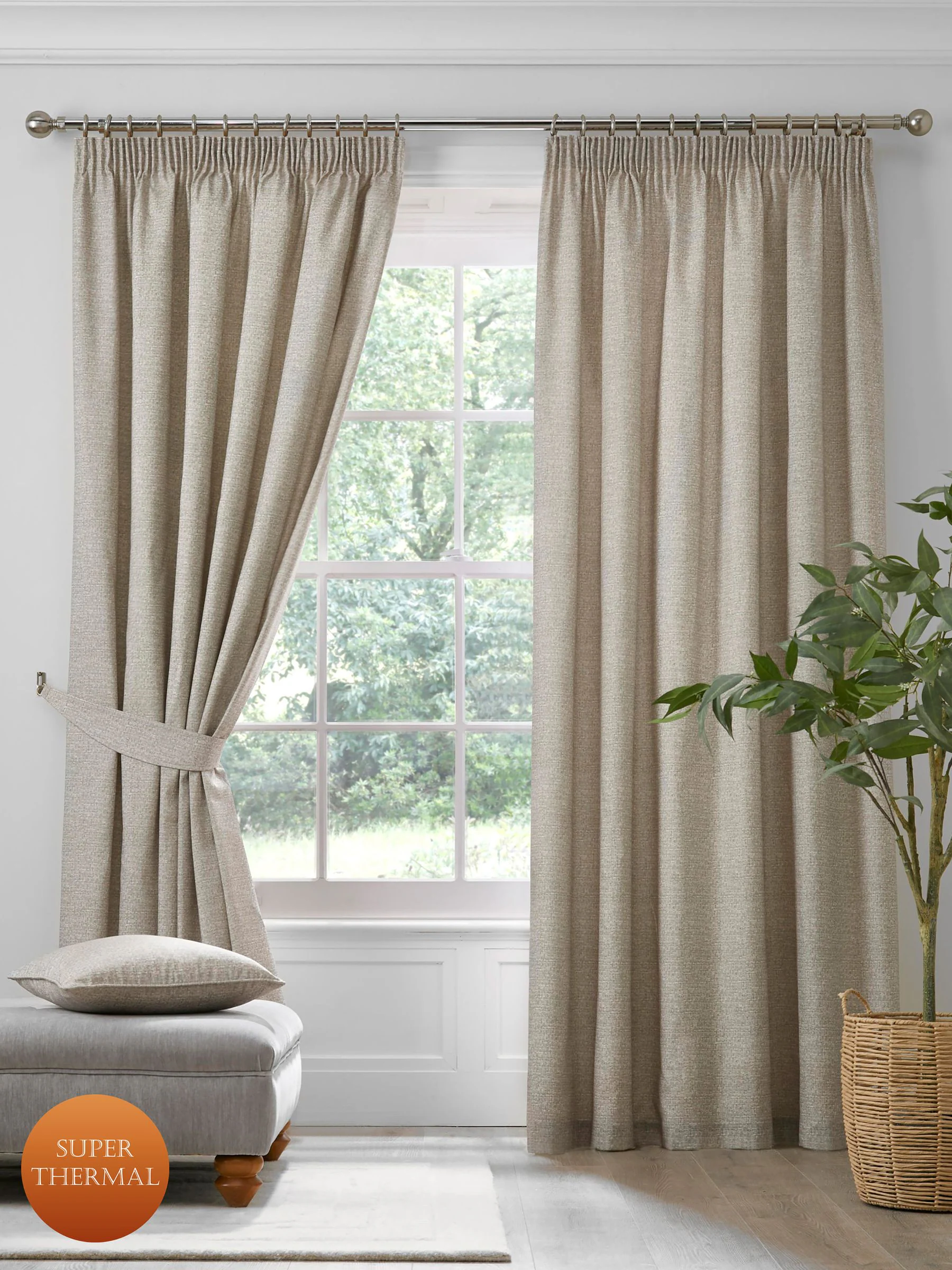 Dreams & Drapes Pembrey Super Thermal Pencil Pleat Curtains