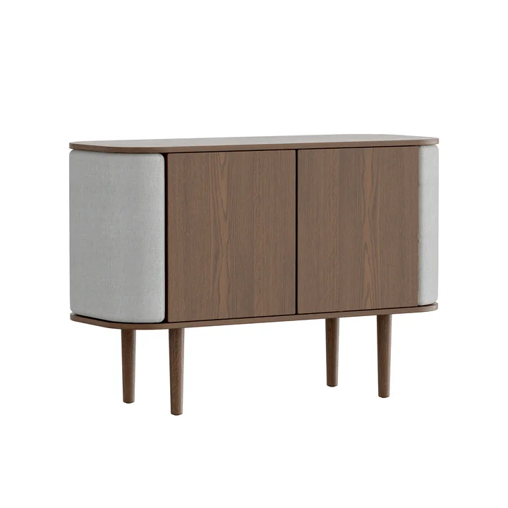 Umage - Treasures Sideboard mit 2 Türen, Eiche dunkel / sterling