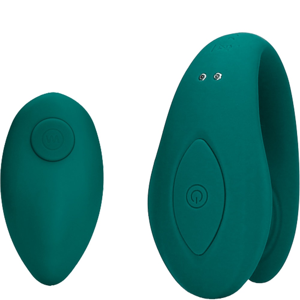 Vibromasseur de couple télécommandé - Bleu