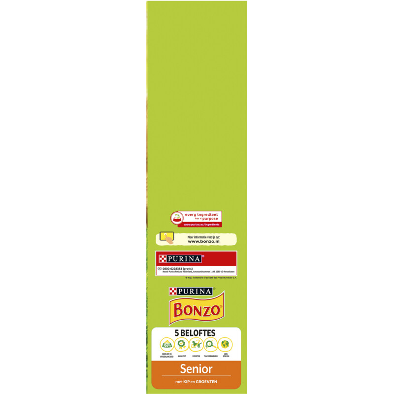 Bonzo Senior met kip en groenten
