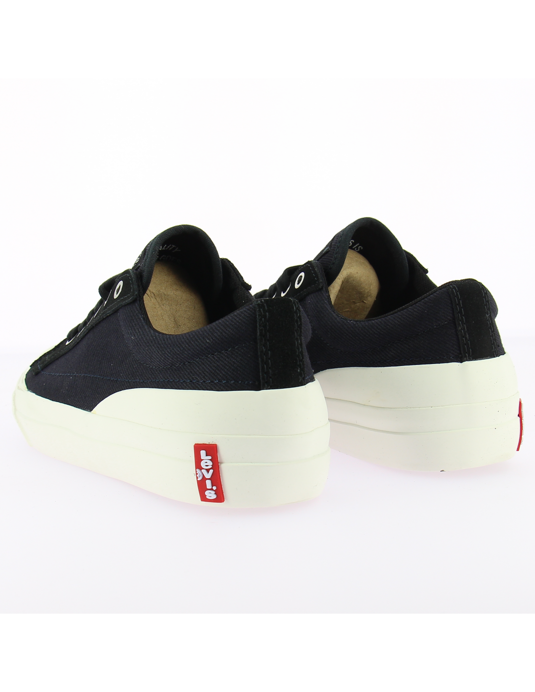 levi's baskets de ville homme ls1 low noir/blanc