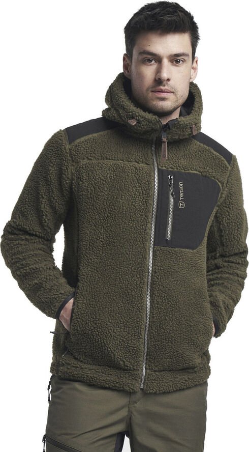 Tenson Himalaya Teddy fleecejakke Grøn