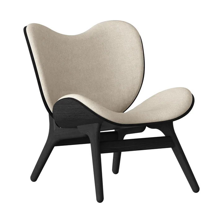 Umage - A Conversation Piece Sessel, Eiche schwarz / white sands