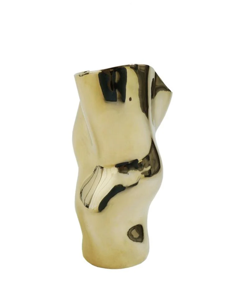 Hein Studio  Ostrea 25 vase - Brass