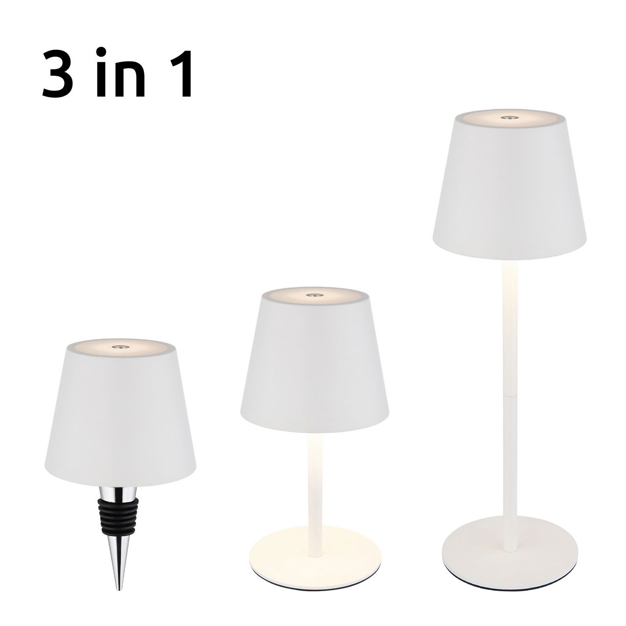 Globo Lighting Tischleuchte 3 in 1 VANNIE