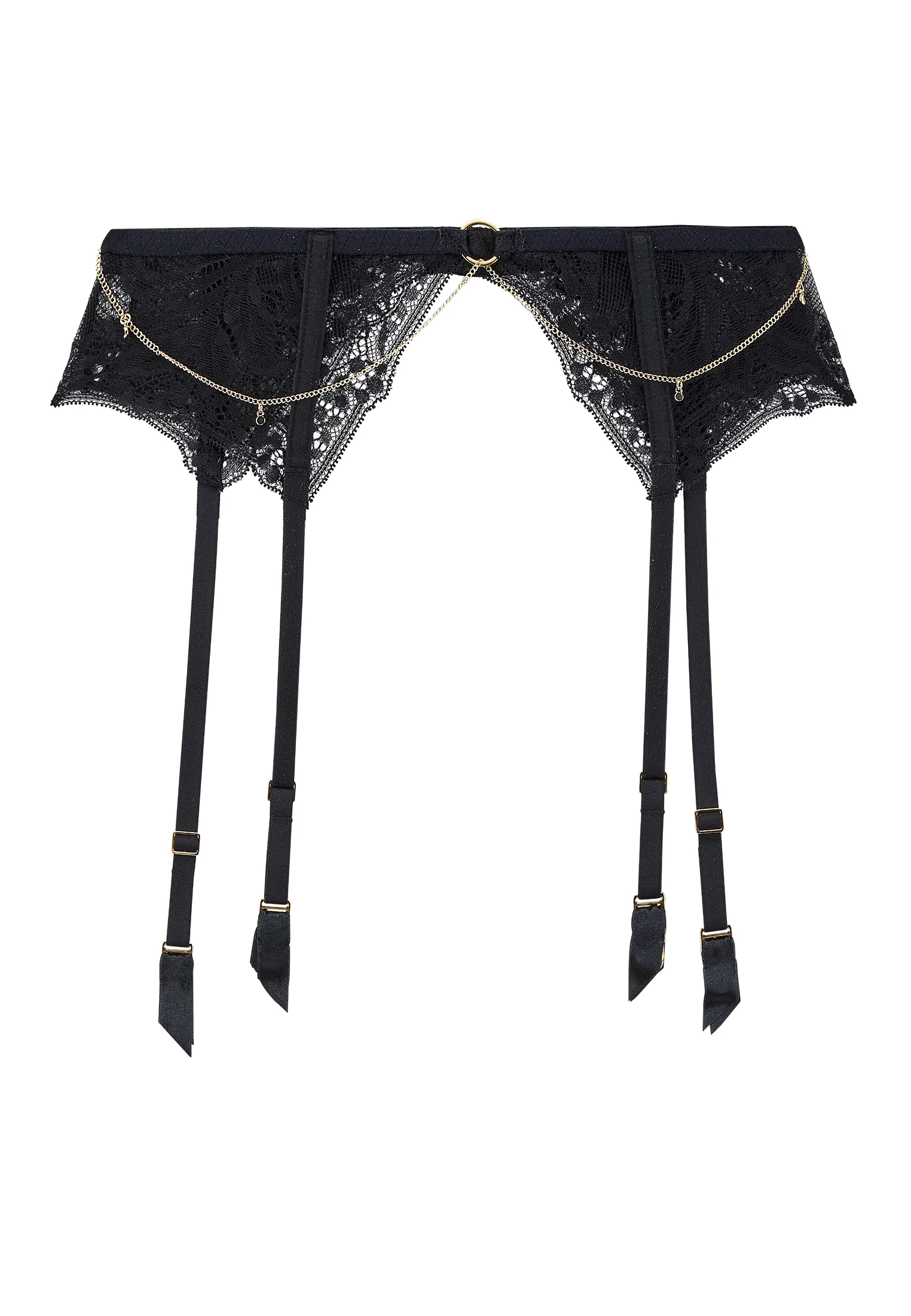 GOLD PLEASURE - Porte-jarretelles | Noir