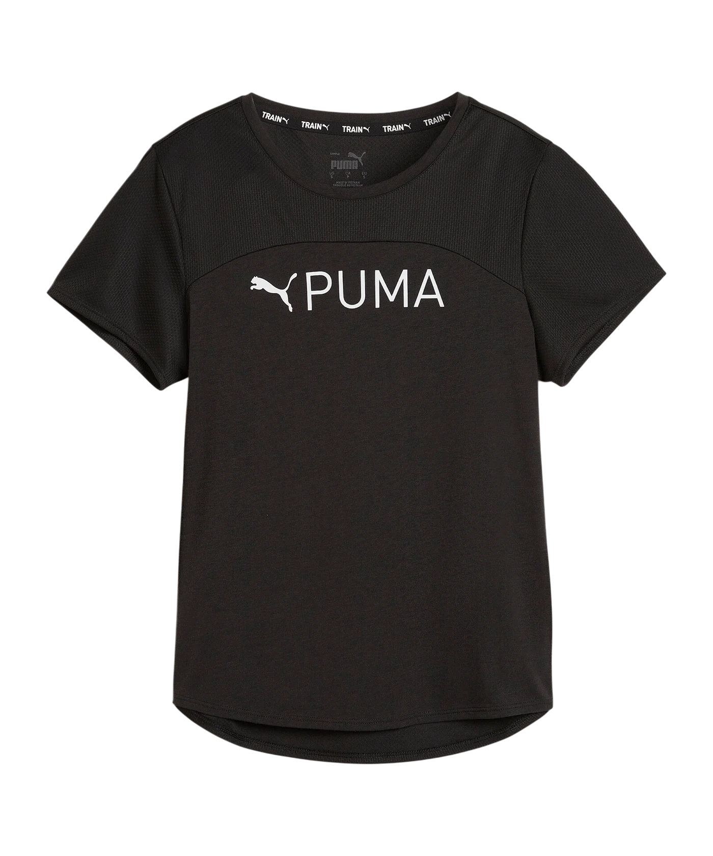 PUMA Fit Logo Ultrabreathe T-Shirt Schwarz F56