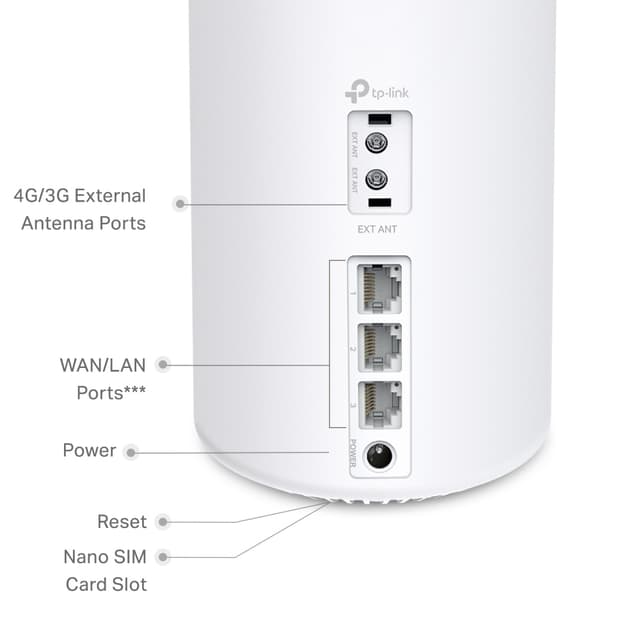 TP-Link Deco X10 4G+ WiFi 6 mesh-router (1-pak)