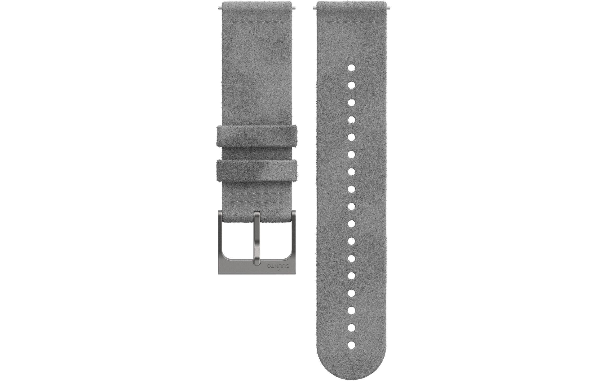 Armband Urban 5 Mikrofaser, Grau, 22 mm, MMikrofaser-Armband